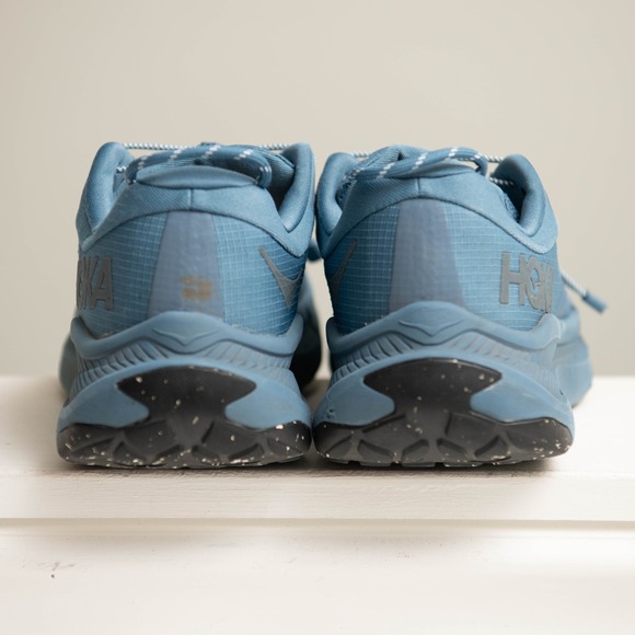 Hoka Gore Tex Transport Trail Running Hiking Shoes Mens 11 Blue Athletic - Picture 4 of 8